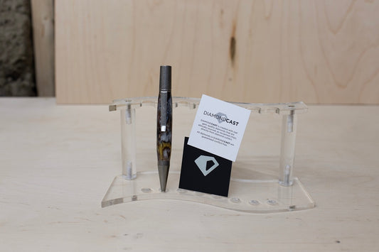 Diamond Cast Metallurgy Professor Style Pen
