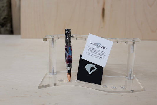 Diamond Cast Star Spangled Mini Bolt Action Style Pen