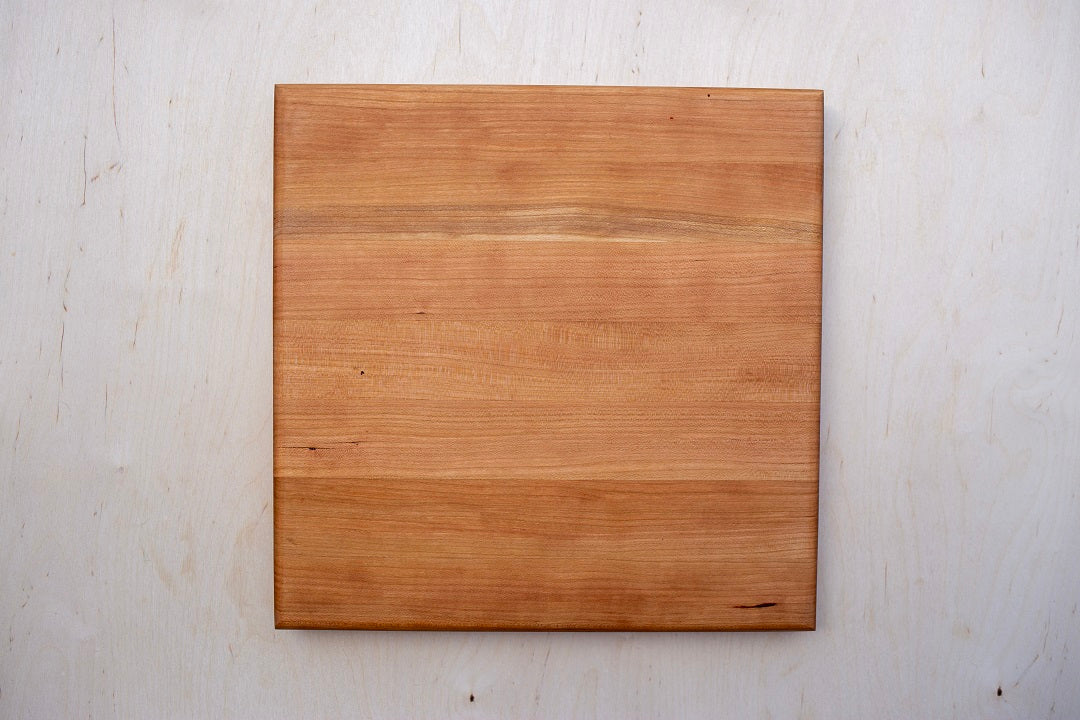 12x12x1.5” Edge grain cherry