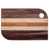 Edge grain cutting or serving board Walnut, Maple, Cherry