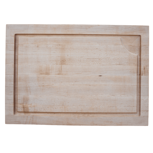 16.5x24x1.5- Maple edge grain brisket board with juice groove